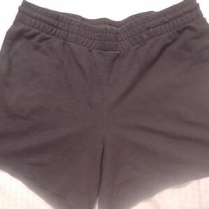 Danskin Black Elastic-Waist Kids Shorts